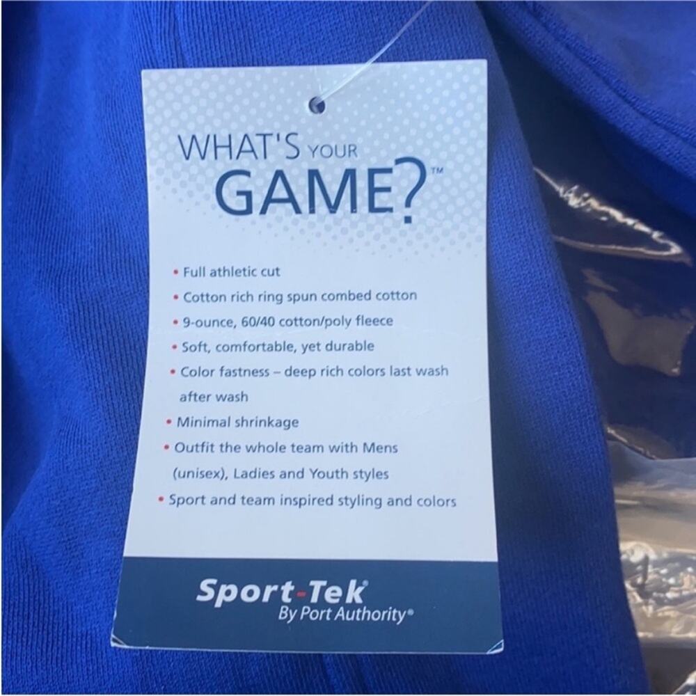 NWT Sport-Tek Women's Royal Blue Quarter-Zip Sweatshirt XSmall - Picture 6 of 8